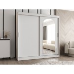 Ντουλάπα Selfie 200 συρόμενη-Leuko