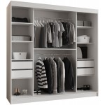 Ντουλάπα Selfie 200 συρόμενη-Leuko