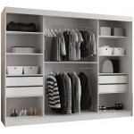 Ντουλάπα Selfie 250 συρόμενη-Leuko