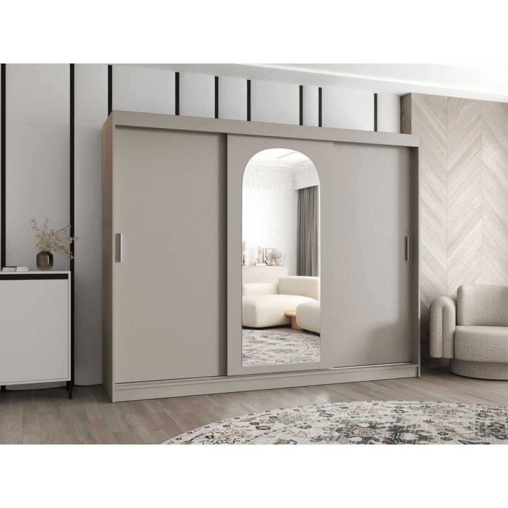 Ντουλάπα Selfie 250 συρόμενη-Cashmere