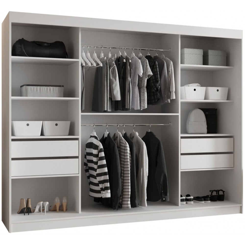 Ντουλάπα Selfie 250 συρόμενη-Mauro