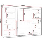 Ντουλάπα Selfie 250 συρόμενη-Artisan