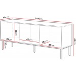 Έπιπλο τηλεόρασης Inserto 150 3D-Mauro