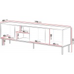 Έπιπλο τηλεόρασης Inserto 190 3D1W-Mauro