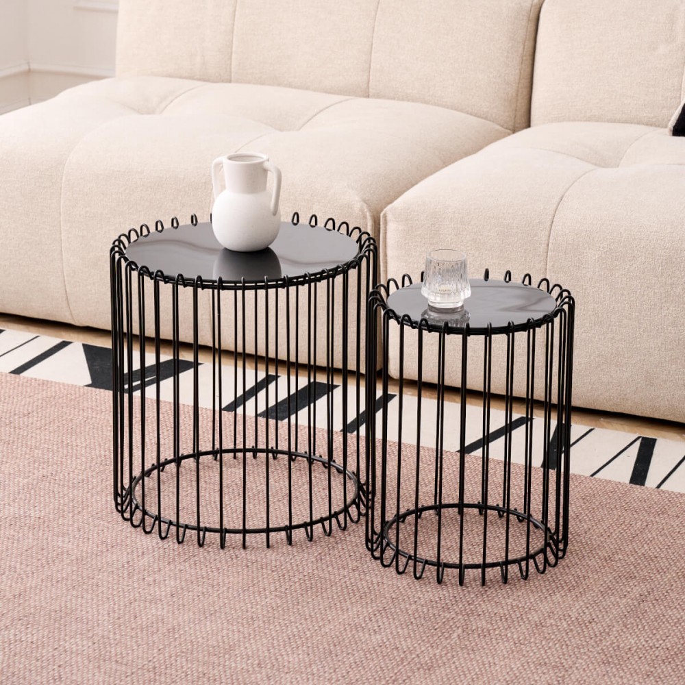 Τραπεζάκια σαλονιού Temporal Lite-Mauro