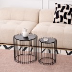 Τραπεζάκια σαλονιού Temporal Lite-Mauro