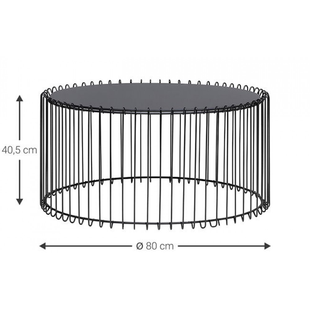 Τραπεζάκι σαλονιού Temporal Round-Mauro