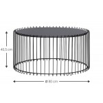 Τραπεζάκι σαλονιού Temporal Round-Mauro