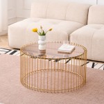 Τραπεζάκι σαλονιού Temporal Round-Xruso