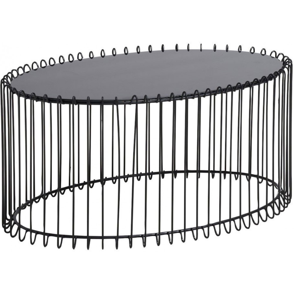 Τραπεζάκι σαλονιού Temporal Oval-Mauro