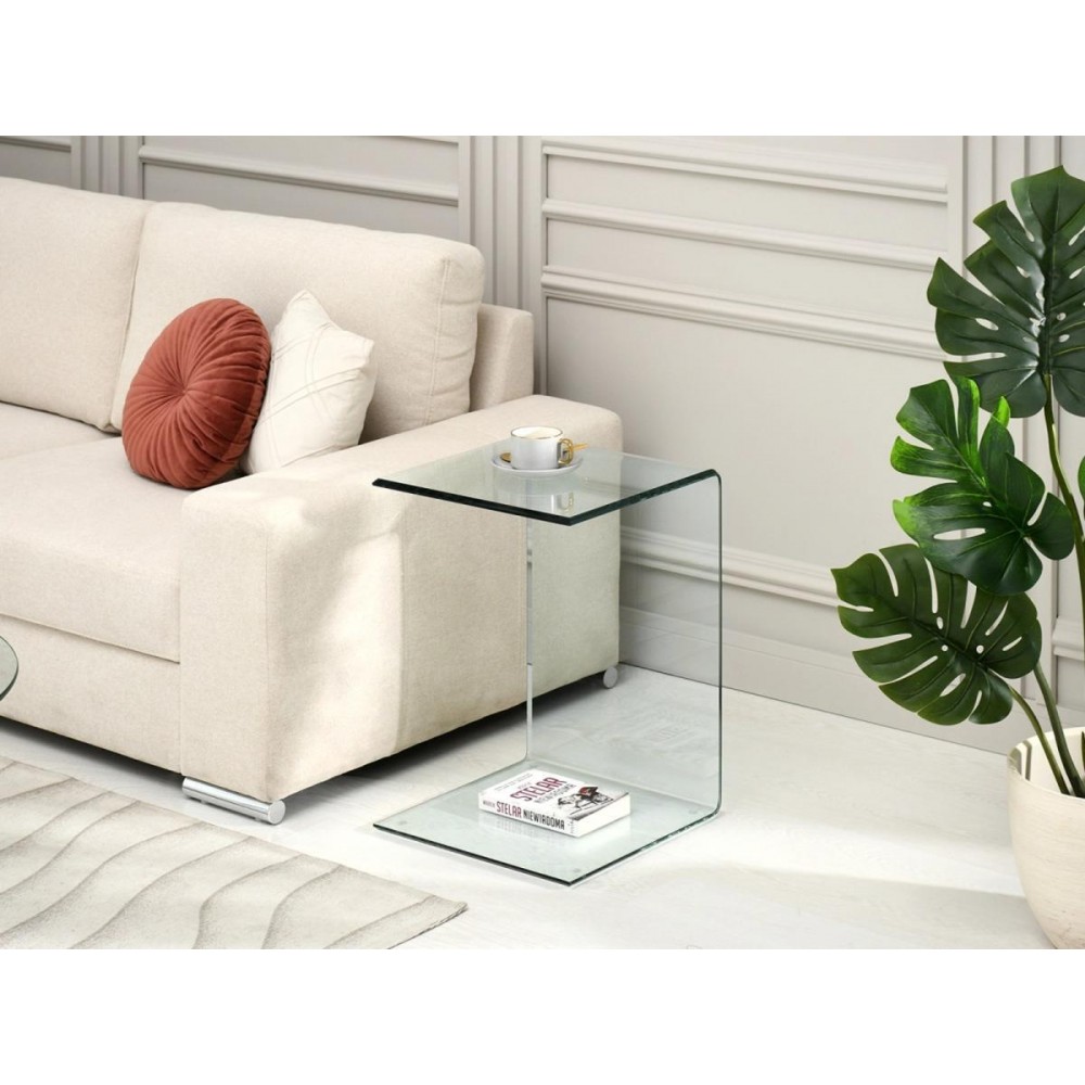 Βοηθητικό τραπεζάκι σαλονιού Crystal Crescent