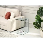 Βοηθητικό τραπεζάκι σαλονιού Crystal Crescent