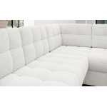 Γωνιακός καναπές Bale U-Leuko-Αριστερή