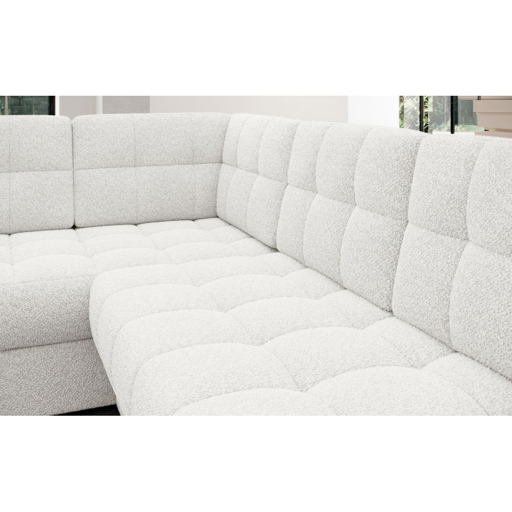 Γωνιακός καναπές Bale U-Leuko-Δεξιά