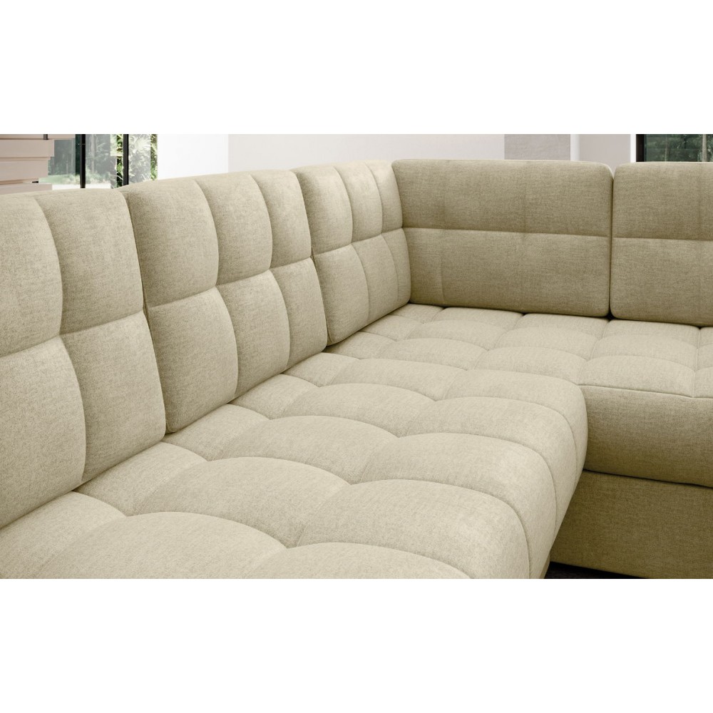 Γωνιακός καναπές Bale U-Ekrou-Αριστερή