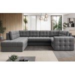 Γωνιακός καναπές Bale U-Gkri Skouro-Αριστερή