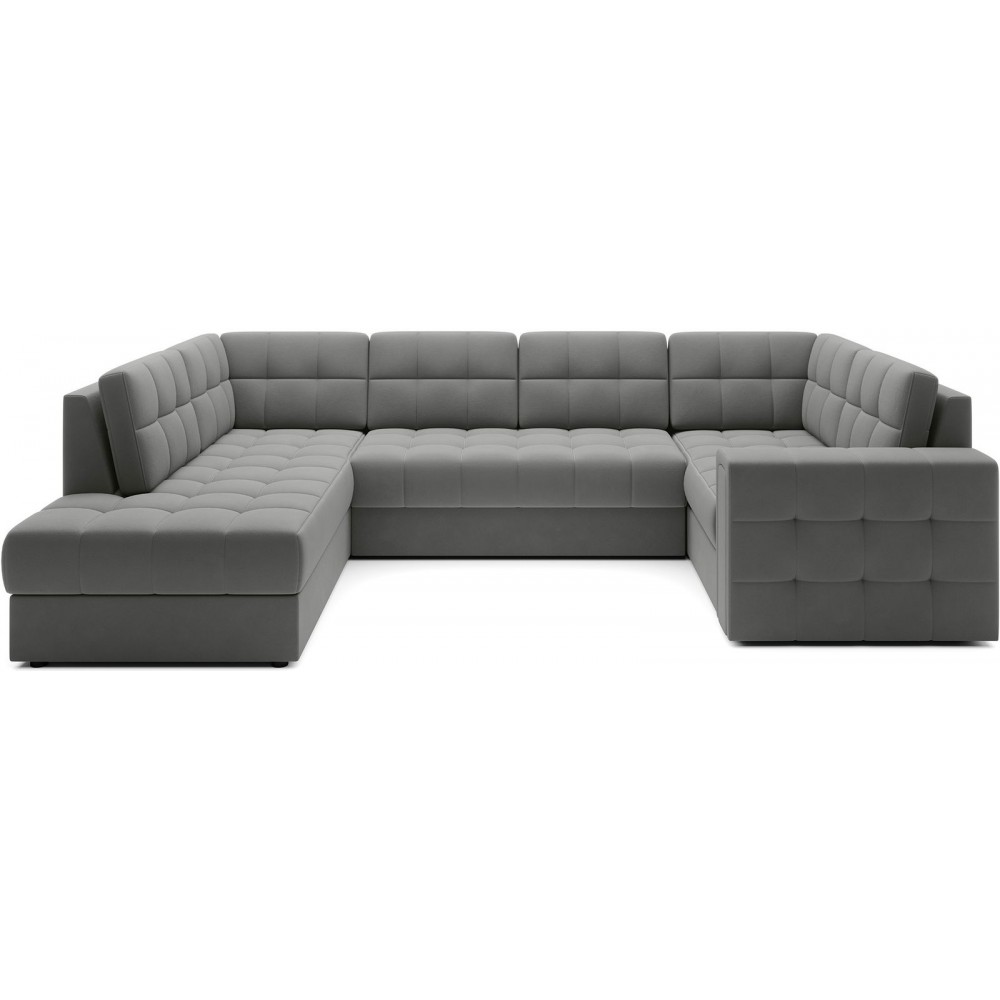 Γωνιακός καναπές Bale U-Gkri Skouro-Αριστερή