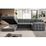 Γωνιακός καναπές Bale U-Gkri Skouro-Αριστερή