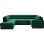Γωνιακός καναπές Bale U-Prasino-Αριστερή