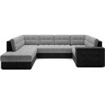 Γωνιακός καναπές Bale U-Gkri anoixto - mauro-Αριστερή