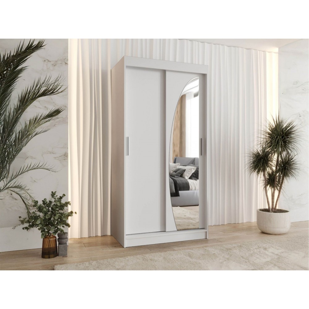 Ντουλάπα Wika συρόμενη-Leuko-Μήκος: 100 εκ.