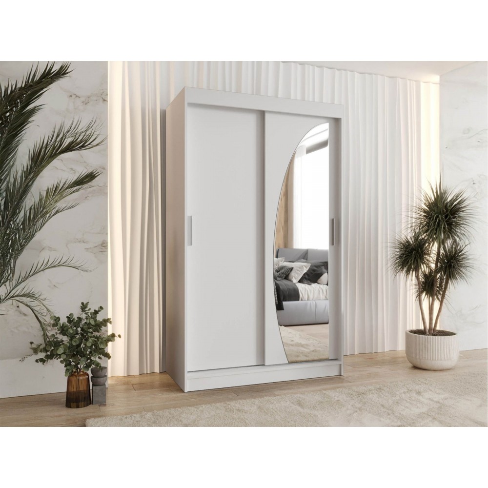 Ντουλάπα Wika συρόμενη-Leuko-Μήκος: 120 εκ.