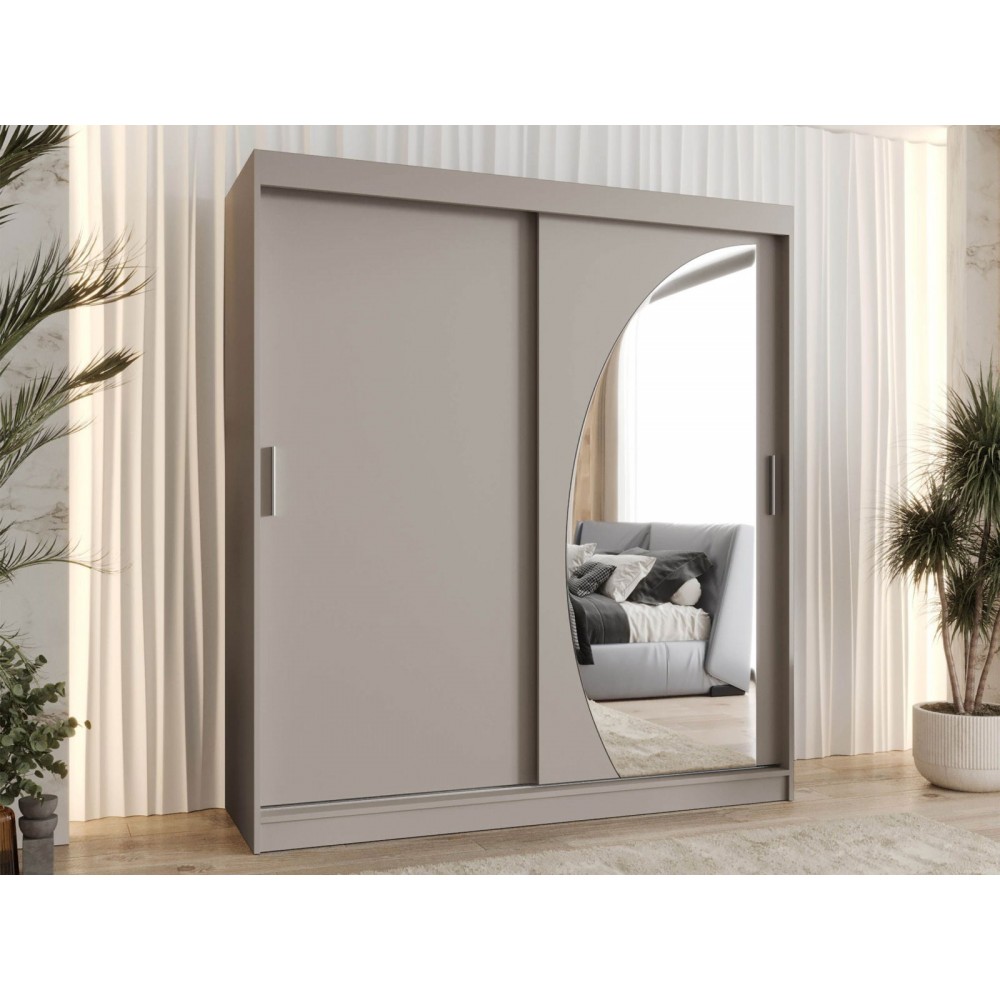 Ντουλάπα Wika 180 συρόμενη-Cashmere