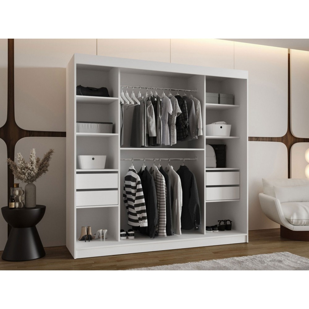 Ντουλάπα Wika 200 συρόμενη-Leuko