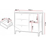 Μπουφές Snugly 1D3S