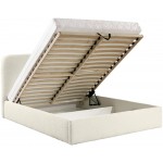 Επενδυμένο κρεβάτι Heaven-Silver Gray-180 x 200