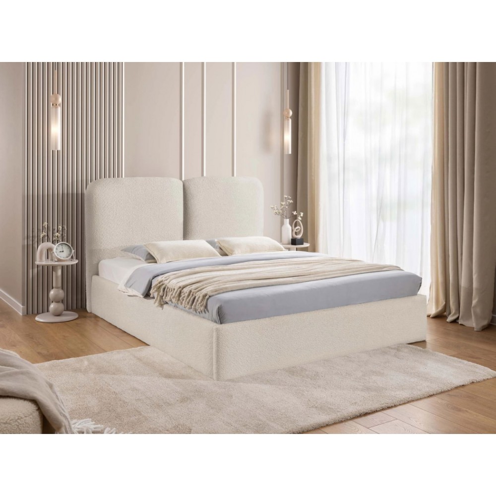 Επενδυμένο κρεβάτι Heaven-Ekrou-140 x 200