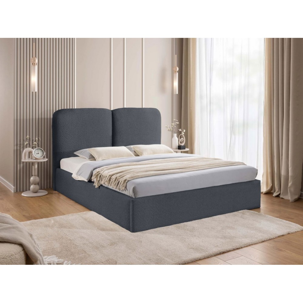 Επενδυμένο κρεβάτι Heaven-Anthraki-140 x 200