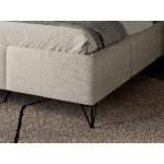 Επενδυμένο κρεβάτι Loren-Mpez Anoixto-140 x 200