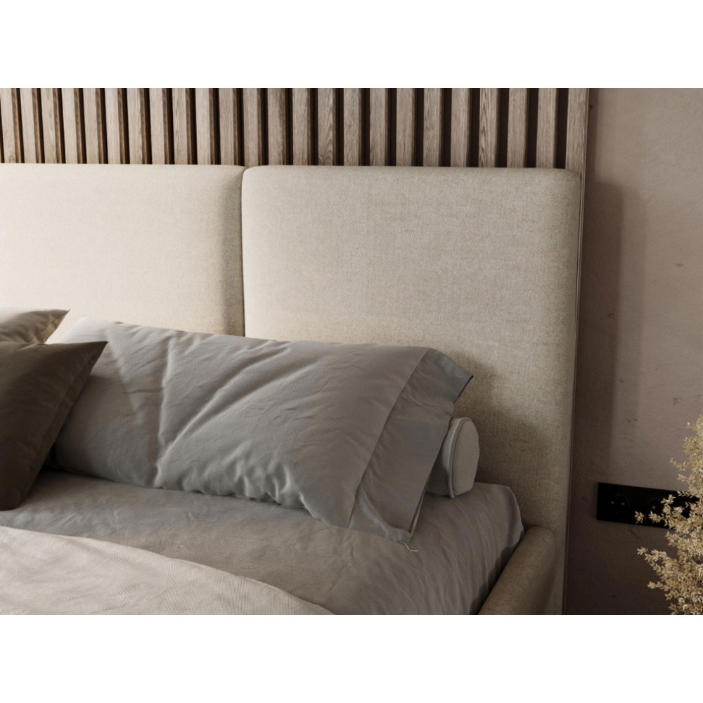 Επενδυμένο κρεβάτι Loren-Mpez Anoixto-140 x 200