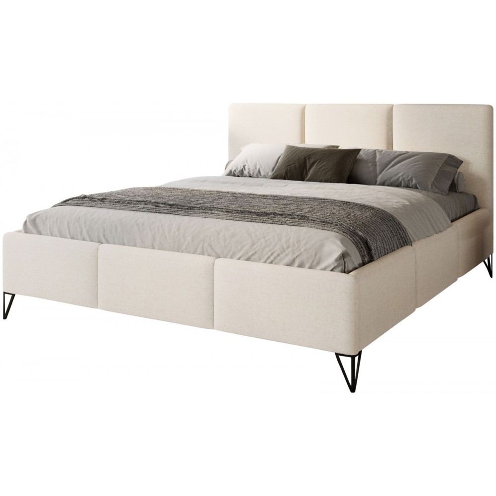 Επενδυμένο κρεβάτι Loren-Mpez Anoixto-180 x 200