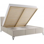 Επενδυμένο κρεβάτι Loren-Mpez Anoixto-200 x 200