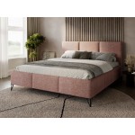 Επενδυμένο κρεβάτι Loren-Roz-200 x 200