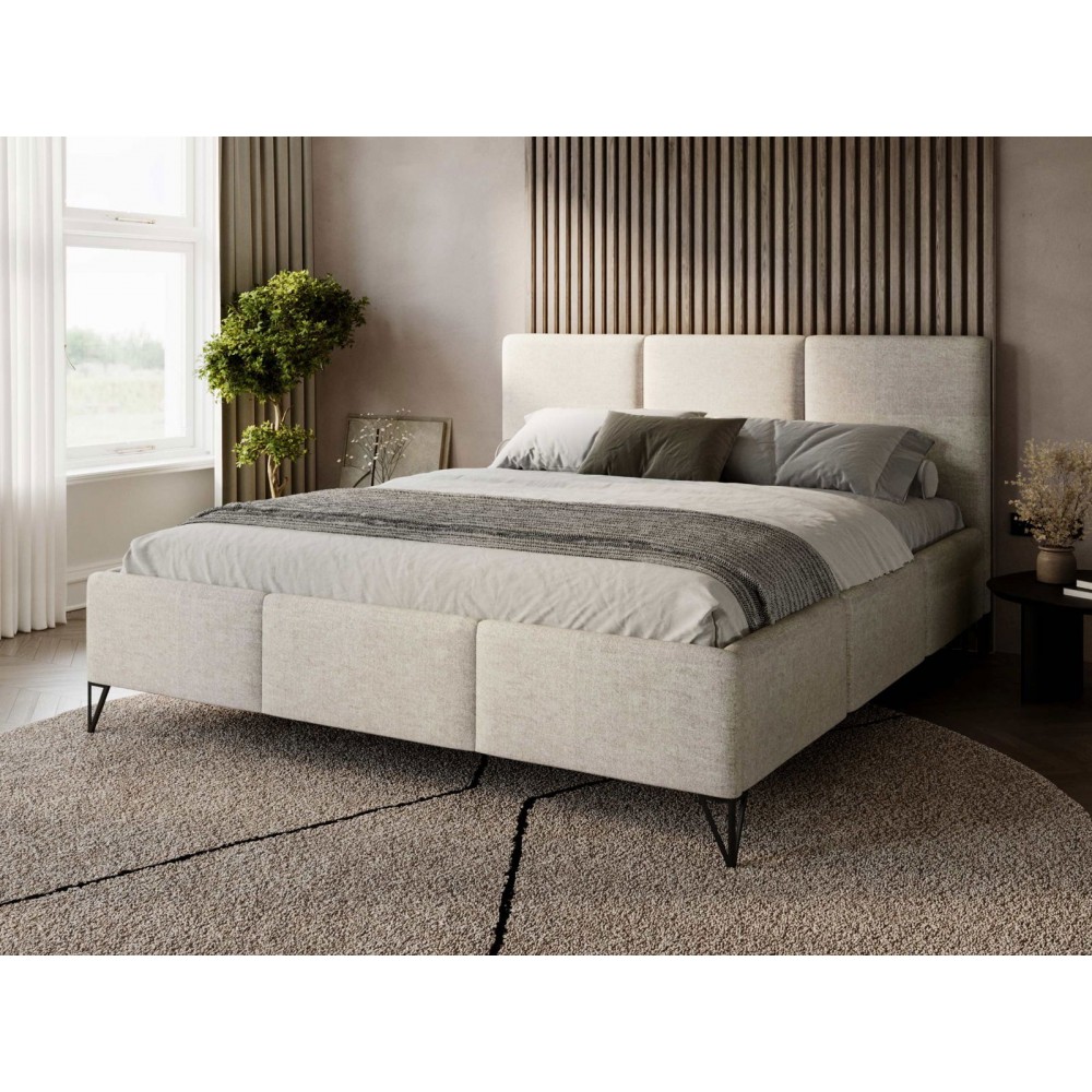 Επενδυμένο κρεβάτι Loren-Mpez-200 x 200