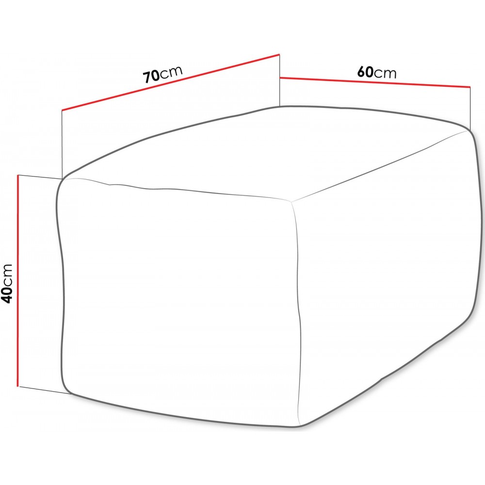 Πουφ Easy-Moustardi