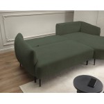 Γωνιακός καναπές Terry Mini-Prasino-Δεξιά