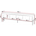 Έπιπλο τηλεόρασης Vera 190-Leuko