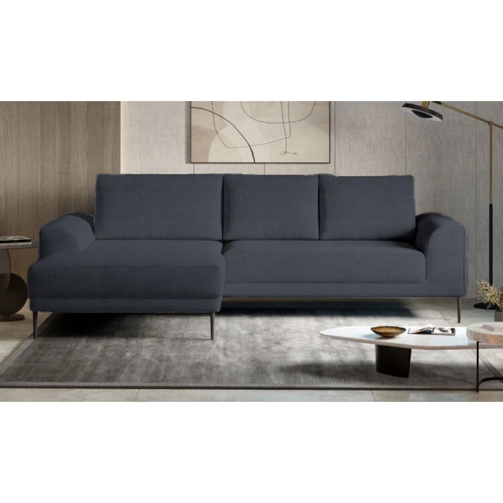 Γωνιακός καναπές Holland Mini-Gkri Skouro-Αριστερή