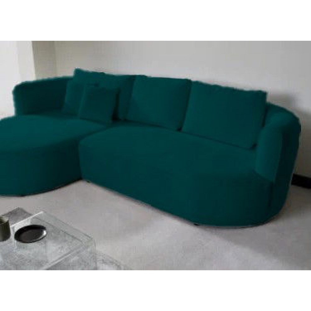 Γωνιακός καναπές Iris Mini-Prasino-Αριστερή