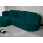 Γωνιακός καναπές Iris Mini-Prasino-Αριστερή