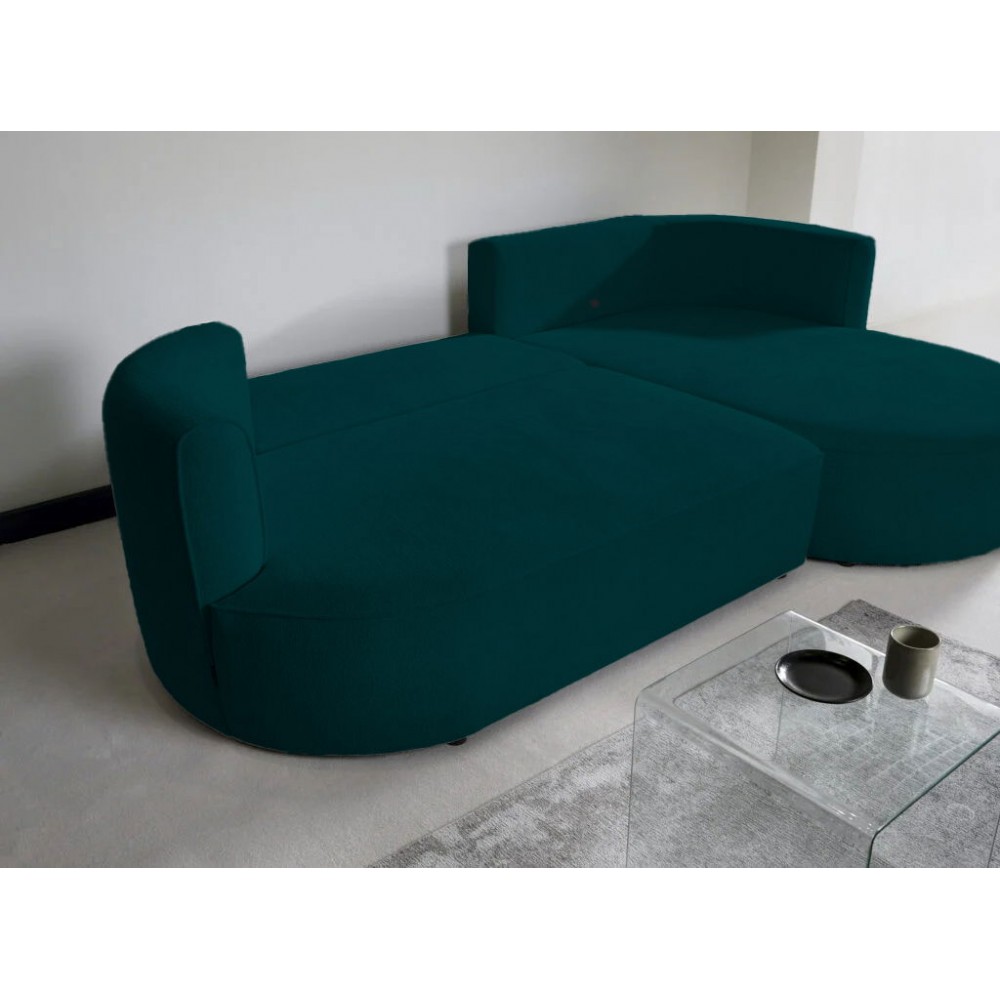 Γωνιακός καναπές Iris Mini-Prasino-Δεξιά