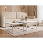 Σετ τραπεζάκια σαλονιού Dual  76x76x39