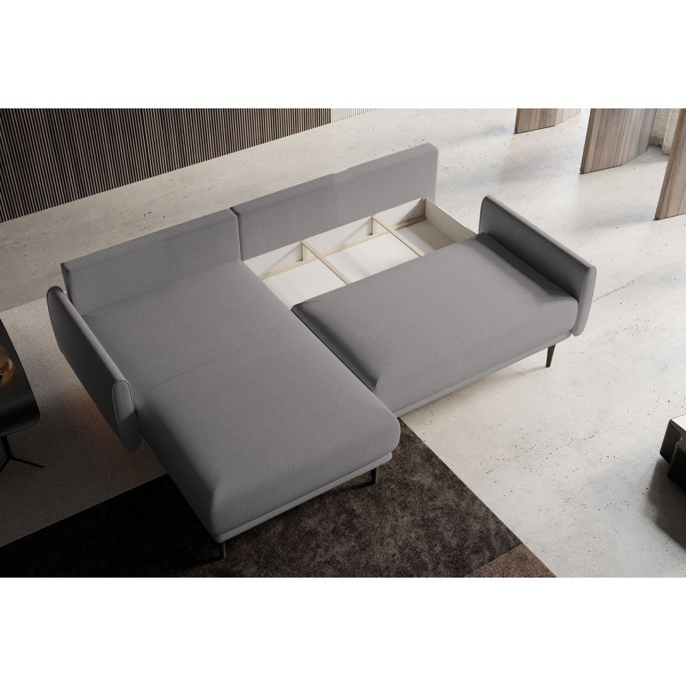 Γωνιακός καναπές Solace-Ekrou-Αριστερή