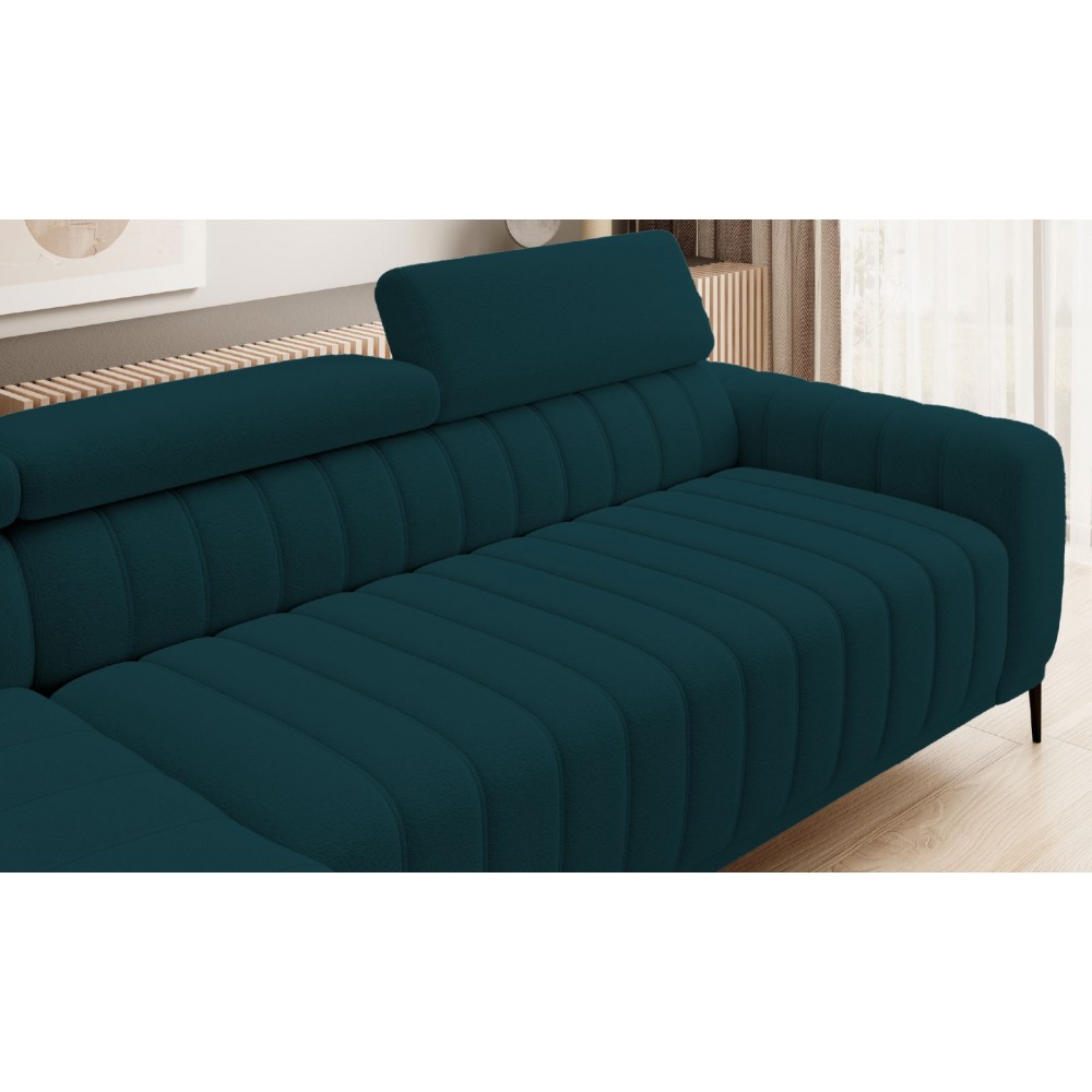 Γωνιακός καναπές Elysia-Prasino-Δεξιά