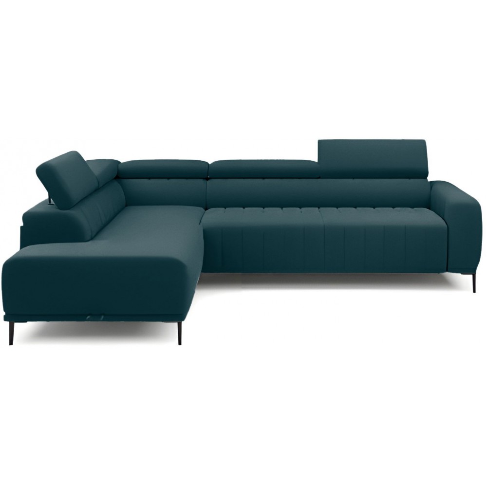 Γωνιακός καναπές Elysia-Prasino-Αριστερή