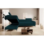 Γωνιακός καναπές Elysia-Prasino-Αριστερή